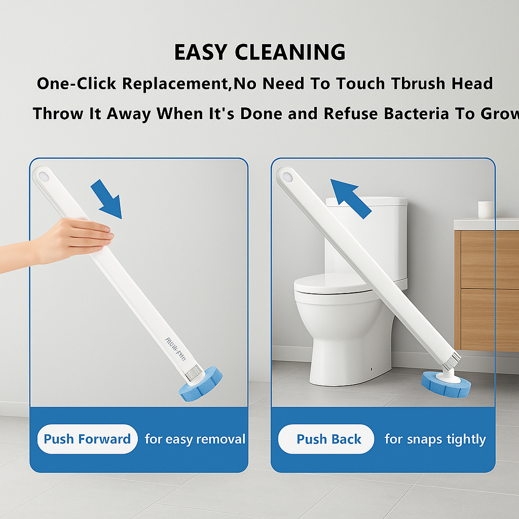 Pristina PureClean – Premium Eco-friendly Toilet Brush & Holder Set