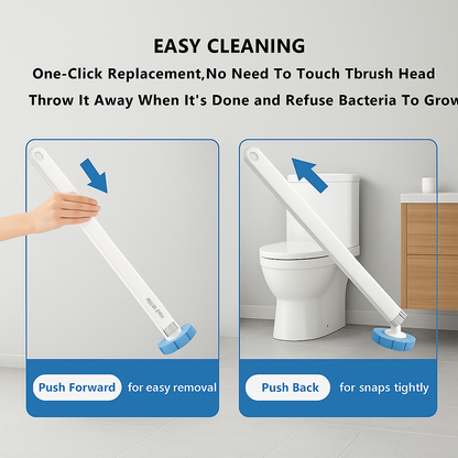 Pristina PureClean – Premium Eco-friendly Toilet Brush & Holder Set