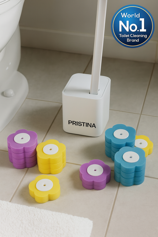 Pristina PureClean – Premium Eco-friendly Toilet Brush & Holder Set